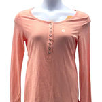 Route 66 Y2K Henley Top Pink Large Photo 0
