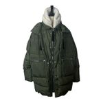 Avec Les Filles  Winter Coat Puffer Zip Pockets Olive Green Women’s Size Medium Photo 15