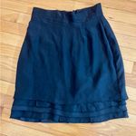 Sugarlips Classic Silk Black Skater Skirt Size 2 Photo 0