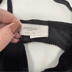 Victoria's Secret Victoria’s Secret Vintage Black Velvet Bow Bra 36C Photo 5