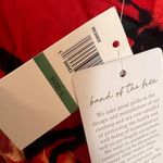 Band of the Free Womens Heart Beat Floral Midi Skirts Side Slit Large Red NWT Photo 5