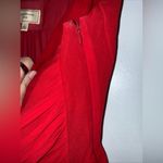Moulinette Soeurs  Red Silk Chiffon Fit N Flare Sleeveless Dress‎ Size 2 Photo 4