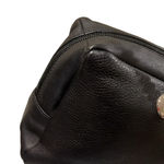 Furla Black Leather Shoulder Bag with Silver Chain Strap EUC Photo 10