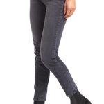 Mott & Bow Allen Mom Jeans Charcoal Gray Womens 31 x 28 Straight Tapered Denim Black Photo 0