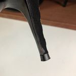 Stuart Weitzman  Vintage Black Bow Heel Gold Pumps Photo 9