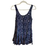 Free People RUMA Blue Floral Tiered Mini Dress Women's Size 2 Viscose Short Photo 5
