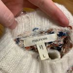 Maurice's  Women's Striped Knit Sweater‎ Crewneck Pullover Size Large Soft Cozy Photo 4