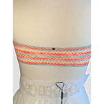 Victoria's Secret Victoria’s Secret PINK Lace Bandeau Bra Neon Chevron Womens Top Elastic Sz Small Photo 5