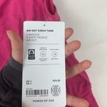 Athleta  size medium air out cinch tank pink Fuchsia Sleeveless yoga athletic run Photo 4