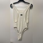 SKIMS NWOT  Cotton Rib Picot Tank Bodysuit Photo 4