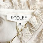 Roolee NWT  Chiffon Ruffled Long Sleeve Babydoll Dress Vanilla Cream Size Medium Photo 11