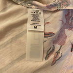 LuLaRoe NWT LuLa Roe Light Pink Floral & Striped Long Sleeve Emily Dress Womens Medium Photo 3