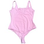 SKIMS Size S Fits Everybody Square Neck Bodysuit Pastel Purple Stretchy Basic Photo 5