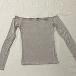 Joah Brown  Square Neck Long Sleeve - Grey S/M Photo 1