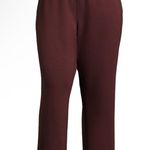 Avia Pull On Athlesure Pants Size 3X 24W-26W Womens Side Pockets Burgundy New Photo 5