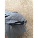 Uma Raquel Davidowicz satin silver pleated pullover crewneck tunic dress L Gray Size L Photo 1