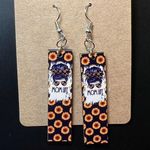 The Bar Mom Life Messy Bun Sunflowers Dangle Earrings New Photo 0