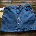 Aritzia Wilfried Denim Mini Skirt Photo 1