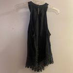 ASTR Womens Black Halter Tank Top M Medium Crochet Bottom High Back Boho
Bust 36 Photo 4