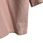 Helsa Organic Cotton Pink Crewneck Drawstring Long Sleeve Sweatshirt Dress S Photo 7