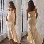 House Of CB  'Cesca' Vintage Cream Floral Maxi NWOT size M Photo 1