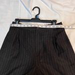 Alanni by DonnyBrook Brown Pinstripe High Waist Pleated Dress Pants SZ Photo 7