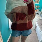 Forever 21 Striped Oversized Sweater Photo 0