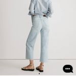 Madewell The Perfect Vintage Wide-Leg Crop Jean Size 33 NWOT Light Wash Photo 1