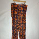 Pretty Little Thing NWT Plus Orange Beach Flares Floral Tropical Womens Size US 16 Photo 11
