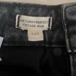 Madewell Curvy Perfect Vintage Jean Black Size 24 Tall Photo 6