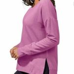 90 Degrees by Reflex NWT Lounge Yoga Side Slit Modal Top Purple sz XL Photo 4