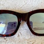 DIFF eyewear  Katelyn Brown Amber Tortoise & Blue Flash Sunglasses Photo 2