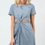 Honey Punch Urban Outfitters Gray Cut Out Dress Photo 0