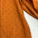 Sundance Catalog Augustine Top Womens Ginger Size Medium Boho Bohemian Cotton Orange Photo 10