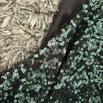 Badgley Mischka  Halter Neck Sequin Gown in Green, Size US 12 Photo 6