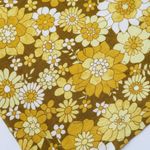 Ghanda Rosa Flares Brown Sadie Floral Bell Bottom Pants Yellow Size XS Photo 8