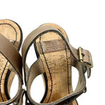See By Chloe T Strap Leather Cork Wedges Photo 3