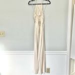 Shona joy  La Lune Gathered Square Neck Bias Dress in Cream Size 6 Photo 7