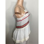 Anthropologie New. RAGA stripe gauze top with fringe trim. Small. Retails $142 Photo 3