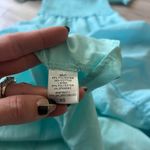 Aura by Red Dress Blue Gingham Puff Sleeve Smocked Maxi Dress XS Cottagecore Photo 3