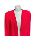 Carolina Herrera Studio for Saks Vintage Open Red Blazer Jacket Size 14 Photo 1