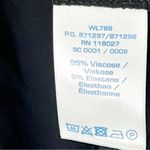 BODEN Classic Black Pleat Stretch Jersey Long Sleeves V Photo 3