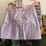 Forever 21 Shiny Lilac Mini Skirt Photo 1