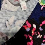 Marilyn Monroe XL Sheath Dress Navy Floral Animal Print V Neck Feminine Bold Photo 7