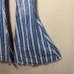 Free People Flare Striped Denim Jeans Pants Size 26 Stretch Photo 2