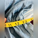 EXPRESS Denim Square Neck Tiered Mini Dress size M petite Photo 6