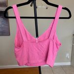 Reformation  pink crop top tank ribbed size L‎ NWT Photo 1
