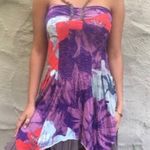 Free People Fairy Dress Asymmetrical Boho Purple Patchwork Hippie Y2K 90 Sz MED Photo 4