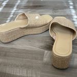 Abercrombie & Fitch  straw platform sandal Photo 2