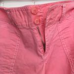Bebe Women's Size 2 Pink Cargo Wide Leg Capris Photo 1